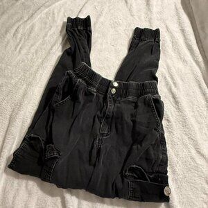 Black skinny grunge jeans from Hot Topic